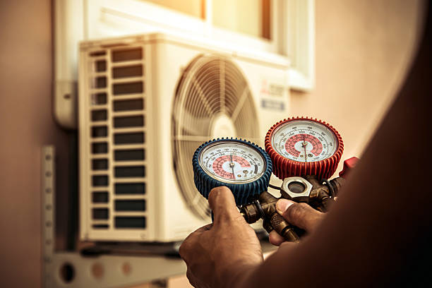 Professional Furnace Repair technician working in Poland, ME